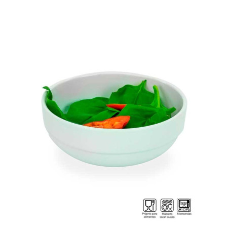 Saladeira Redonda média Melamina Profissional Ø14cm