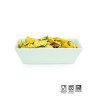 Travessa Buffet Retangular Melamina Profissional 25cm