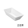 Travessa Buffet Retangular Melamina Profissional 25cm