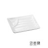 Prato Sushi-Sashimi com Porta Shoyu Melamina Profissional 25cm