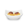 Tigela Retangular Finger Food Melamina Profissional 10cm
