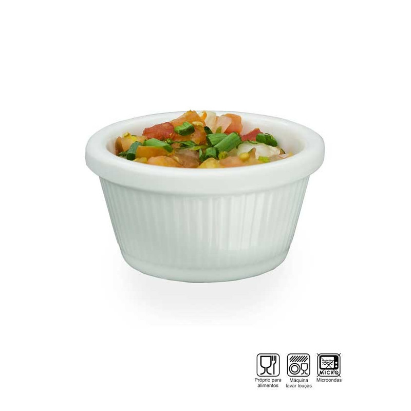 Ramekin Canelado Melamina Profissional 120ml