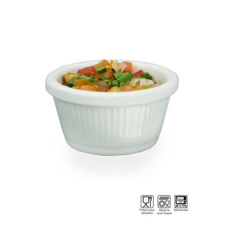 Ramekin Canelado Melamina Profissional 120ml