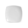 Prato Sobremesa Square Porcelana Branca Germer 21cm
