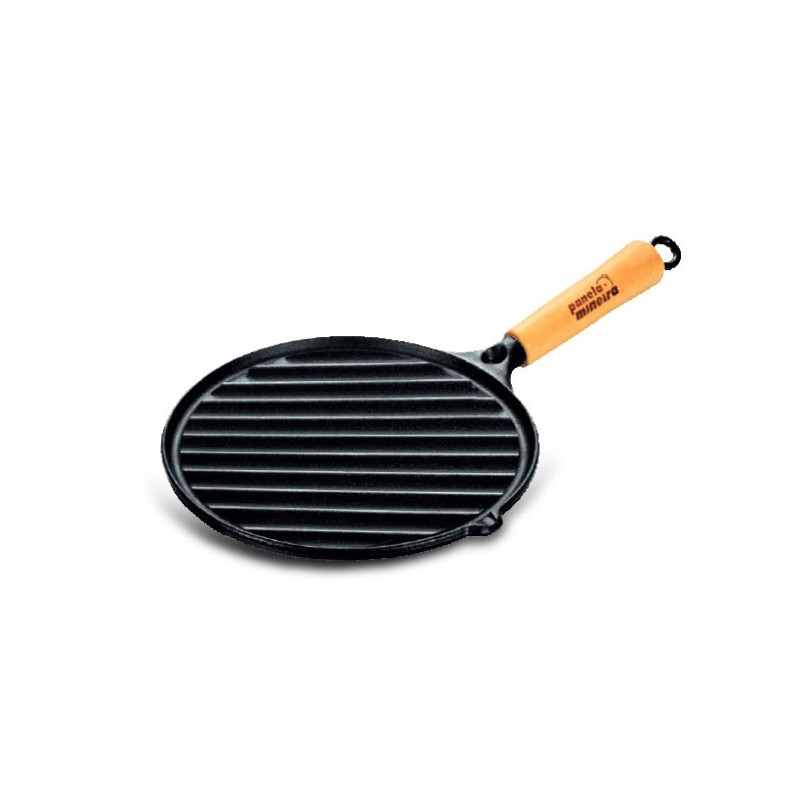 Bifeteira de Ferro Estriada Redonda Ø22cm