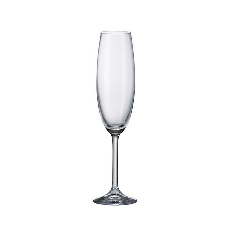 Jogo Taça Flute Gastro Champanhe 220ml Bohemia 6 unidades