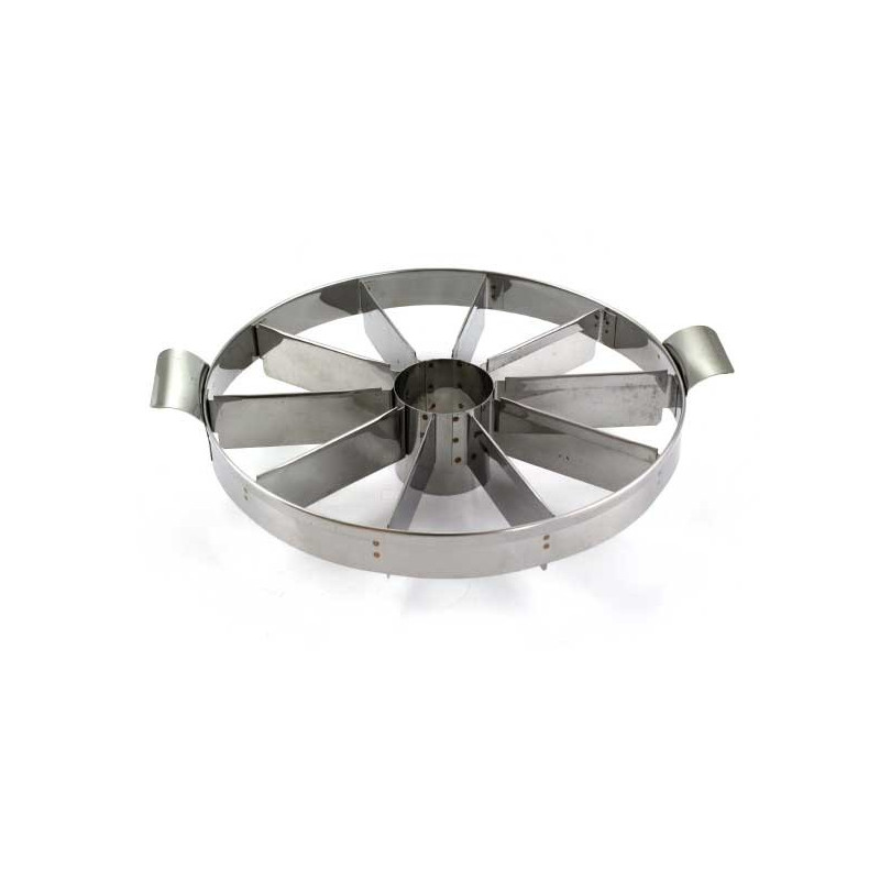 Marcador de Pudim Inox 10 pedaços com Alça