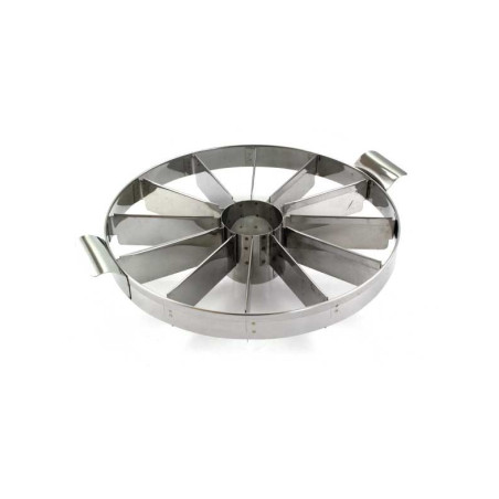 Marcador de Pudim Inox 12 pedaços com Alça