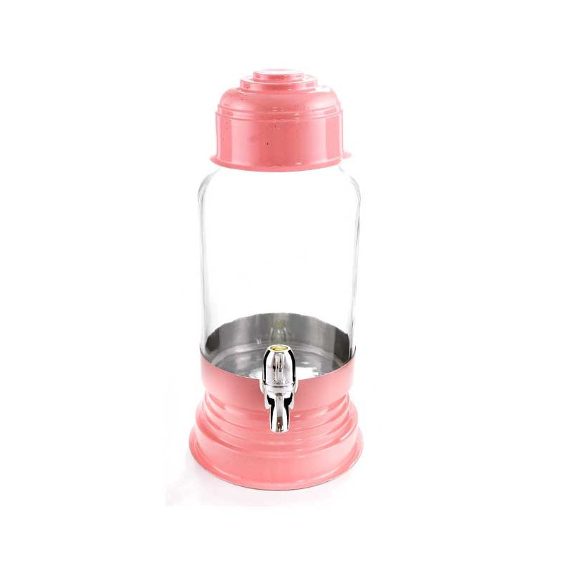 Suqueira 3L Lisa Alumínio Rosa Bebe