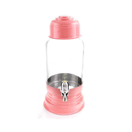 Suqueira 3L Lisa Alumínio Rosa Bebe