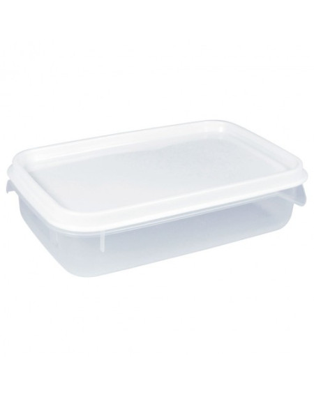 Pote de Plástico Retangular 900ml Moduline - Branco