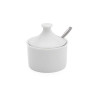 Açucareiro com Tampa Porcelana Branca Geni 250ml