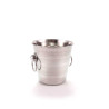 Balde para Gelo Aço Inox 1L