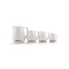 Leiteira Porcelana Branca Geni 460ml