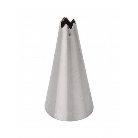 Bico para Confeitar Crespo Inox n° 0
