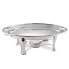 Rechaud Banho Maria com Travessa oval rasa Croise - 48x36cm