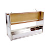 Suporte Favo mel pq. com Caixa - 44x15x5cm