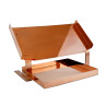 Suporte Favo mel inclinado com Caixa - 34x30x3cm