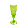Taça de Champanhe Bico de Jaca Verde 6 unidades