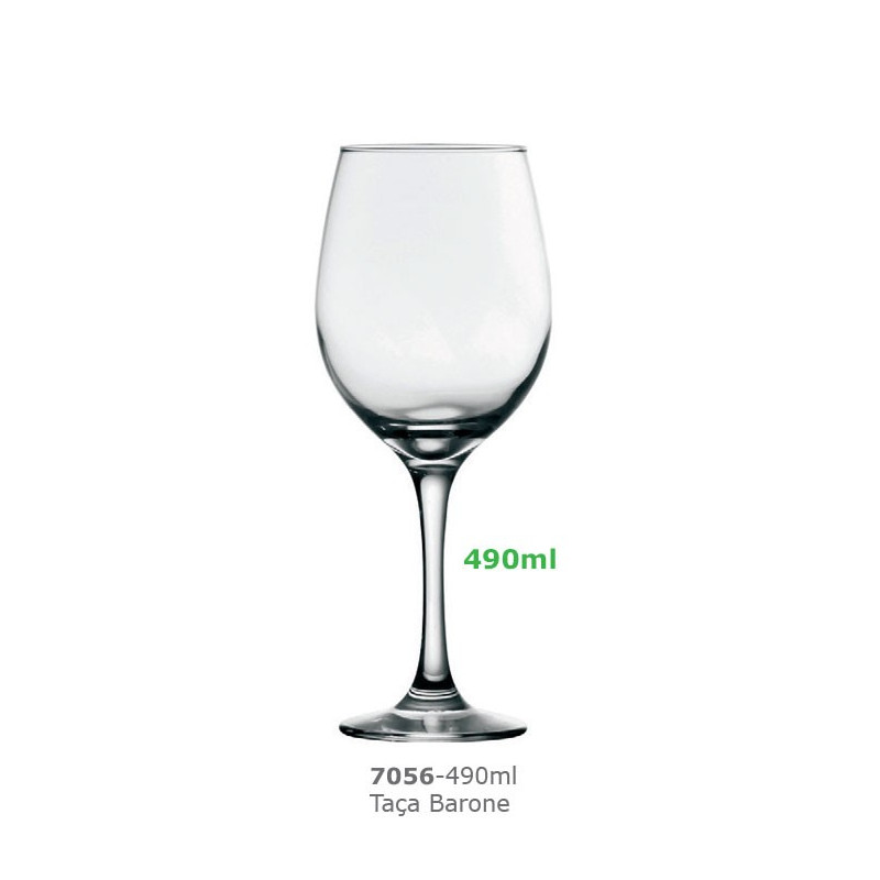 Taça Barone Vinho Tinto 490ml Nadir