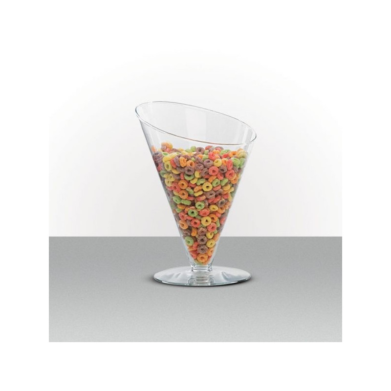 Taça Cônica Diagonal Ø15x18cm Alt. 640ml