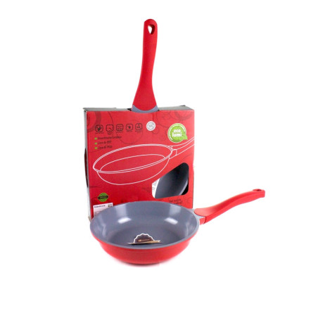 Frigideira Vermelha Cerâmica Ecolumi 28cm