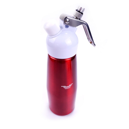 Garrafa de Chantilly Cream Whipper 500ml Vermelha
