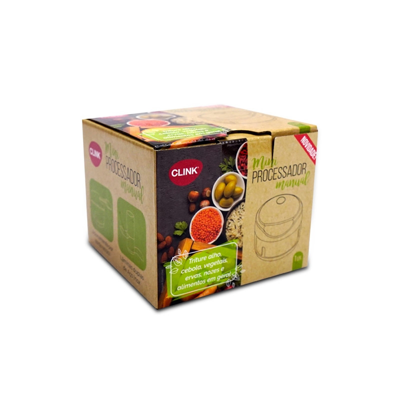 Processador de Alimentos Manual Clink Verde Pequeno