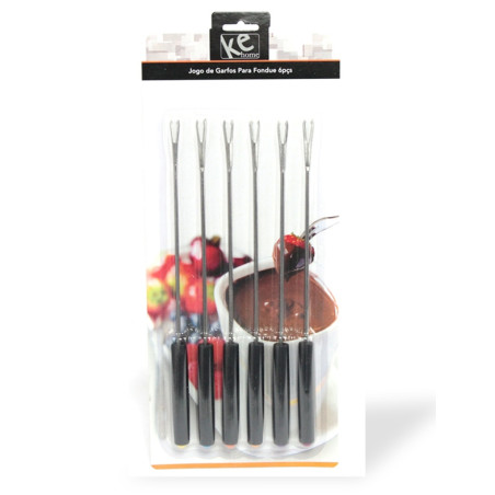 Garfos para Fondue Kit 6 peças Kehome