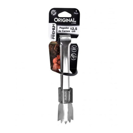 Pinça para Churrasco ou Frios Inox 12cm