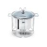 Rechaud Redondo B. Maria com Tampa de Vidro Savoy 4,5L