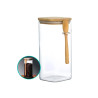Pote Hermético Liege 1.7 Lt Borossilicato e Bambu