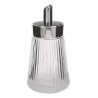 Açucareiro Dosador Vidro com Tampa em Aço Inox 250 ML