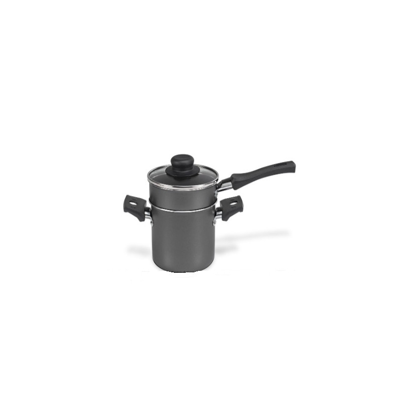 Mini Cuzcuzeira Antiaderente de Aluminio com Cabo