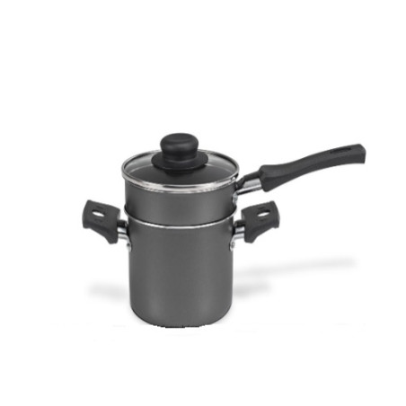 Mini Cuzcuzeira Antiaderente de Aluminio com Cabo