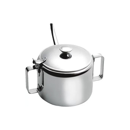 Açucareiro em Aço Inox com Colher