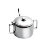 Açucareiro em Aço Inox com Colher