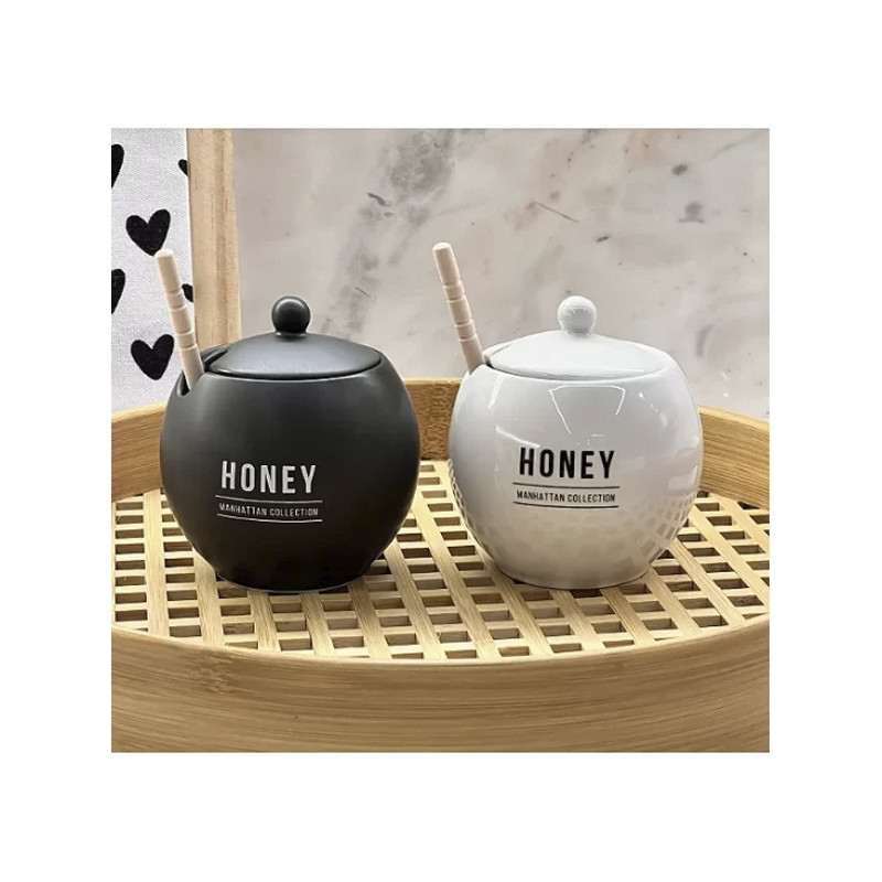 Meleira Manhattan Porcelana Preto