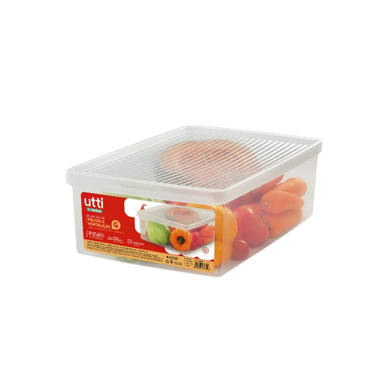 Caixa Plast P/ Legumes E Saladas G