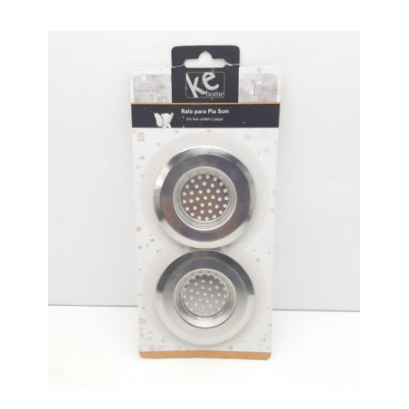 Ralo Para Pia Inox 2 pcs