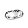 Baixela Oval Aço Inox 35 cm