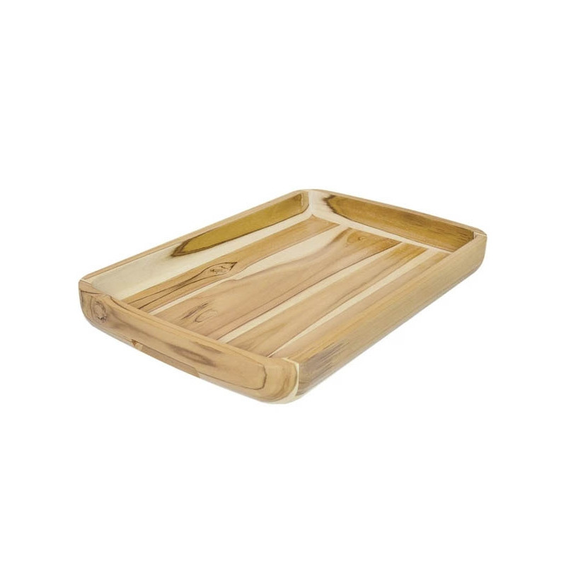 Gamela Teca Retangular 39.5X26X5 Cm