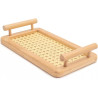 Bandeja de Bambu Com Alca 25 cm