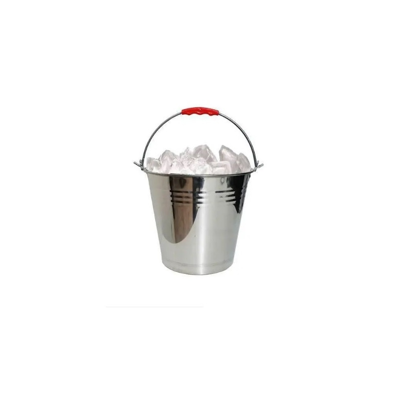 Balde com Alça Aço Inox para Garrafas 10,0L