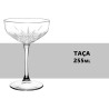 Jogo de Taça para Água Bico de Jaca 250ml Âmbar 6 unidades