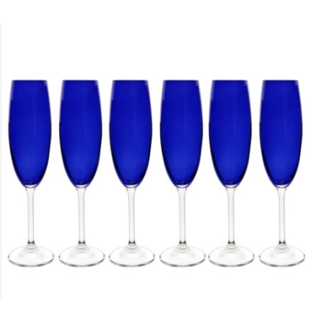 Jogo Taça De Champanhe Gastro Cobalt 220 ML