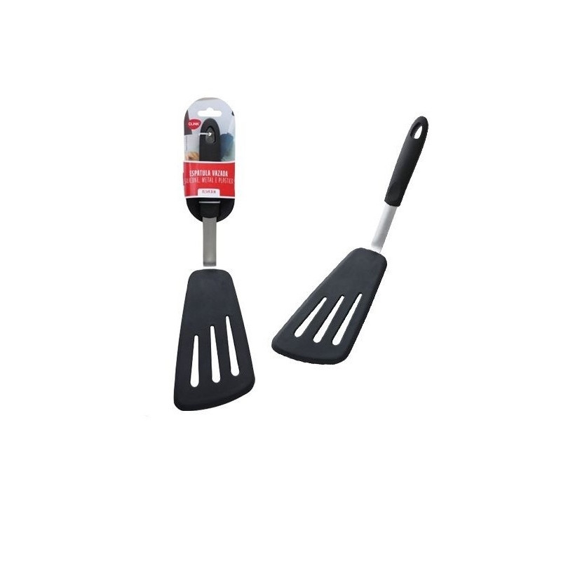 Espátula Vazada Silicone 35.5 cm