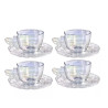 Jogo de Xicara para Café Rainbow 04 pcs