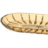 Travessa De Vidro Oval Dubois Ambar