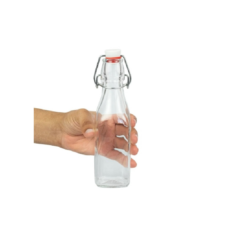 Garrafa De Vidro Hermetica Swing 250 ML